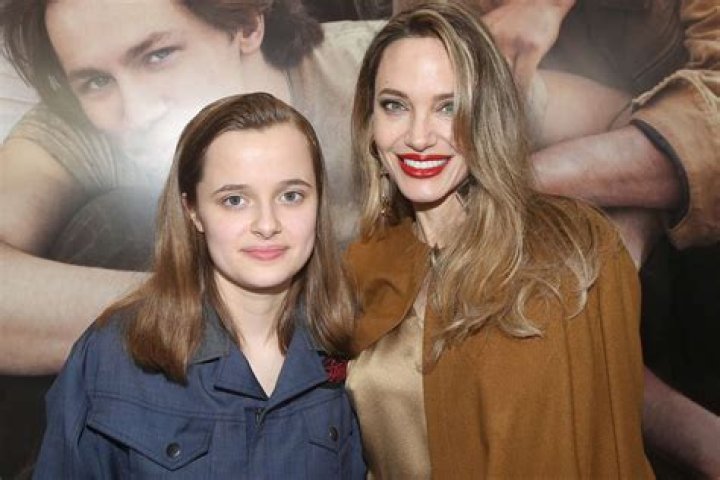 Angelina Jolie Looks Gorgeous In Brown Dress While Leaving Hotel With Daughter Vivienne, 10 – Pics