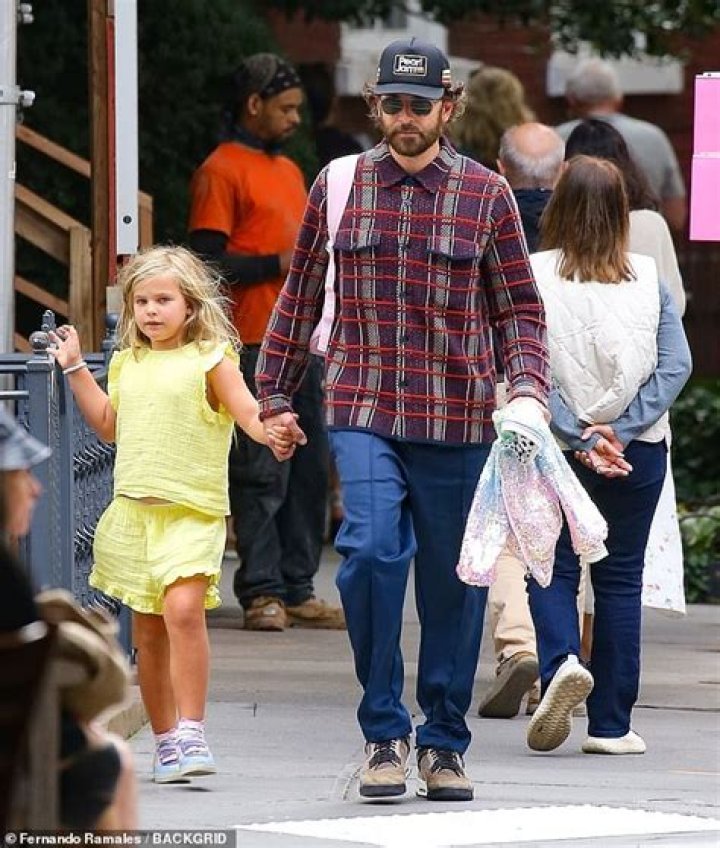 Bradley Cooper Holds Hands With Daughter Lea, 4, Heading To Stephen Colbert’s Show – Photos