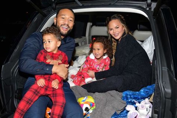 Chrissy Teigen & John Legend Pose With All 3 Kids In Sweet Family Photos: ‘Excuse The Spit Up’