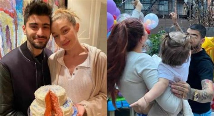 Gigi Hadid & Zayn Malik Cuddle Up During Her 25th Birthday Party — Watch