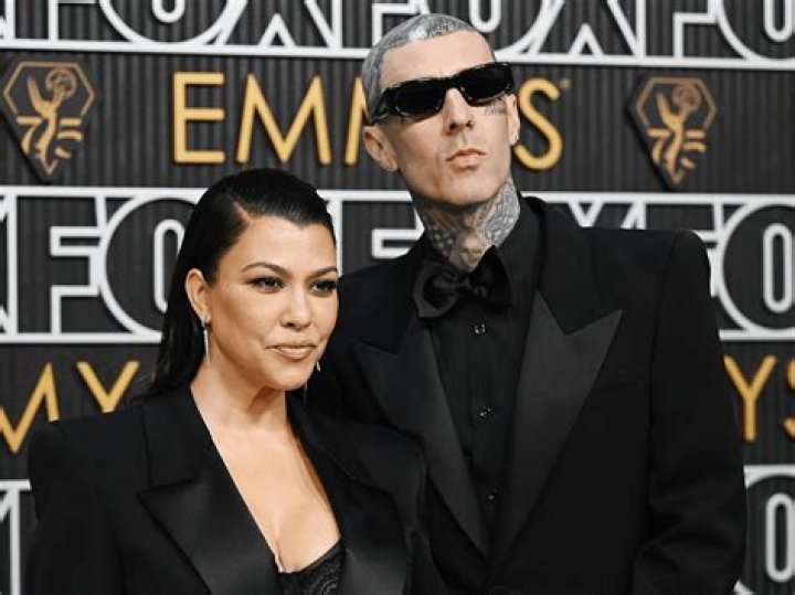 Kourtney Kardashian & Travis Barker Make Out On The Beach At Resort Where They Got Engaged